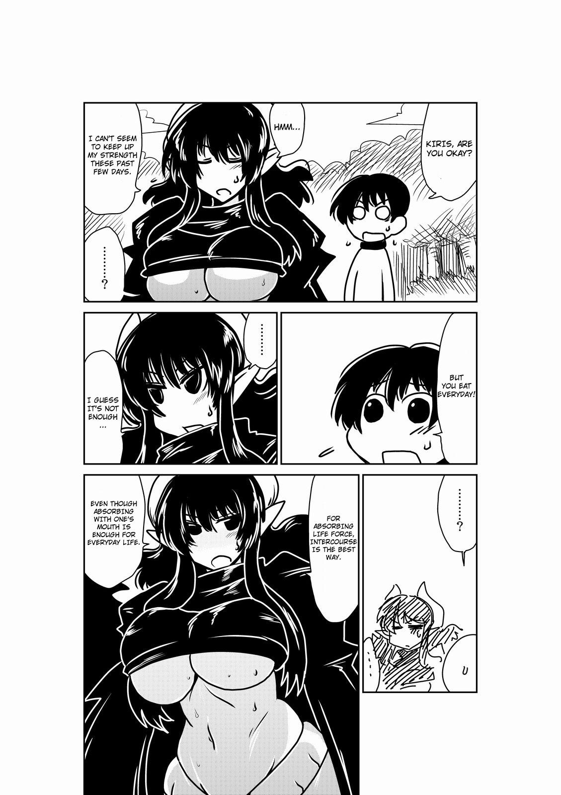 Dick Succubus Kenshi to Obentou. | Lunch with a Succubus Swordswoman. Cuminmouth - Page 7