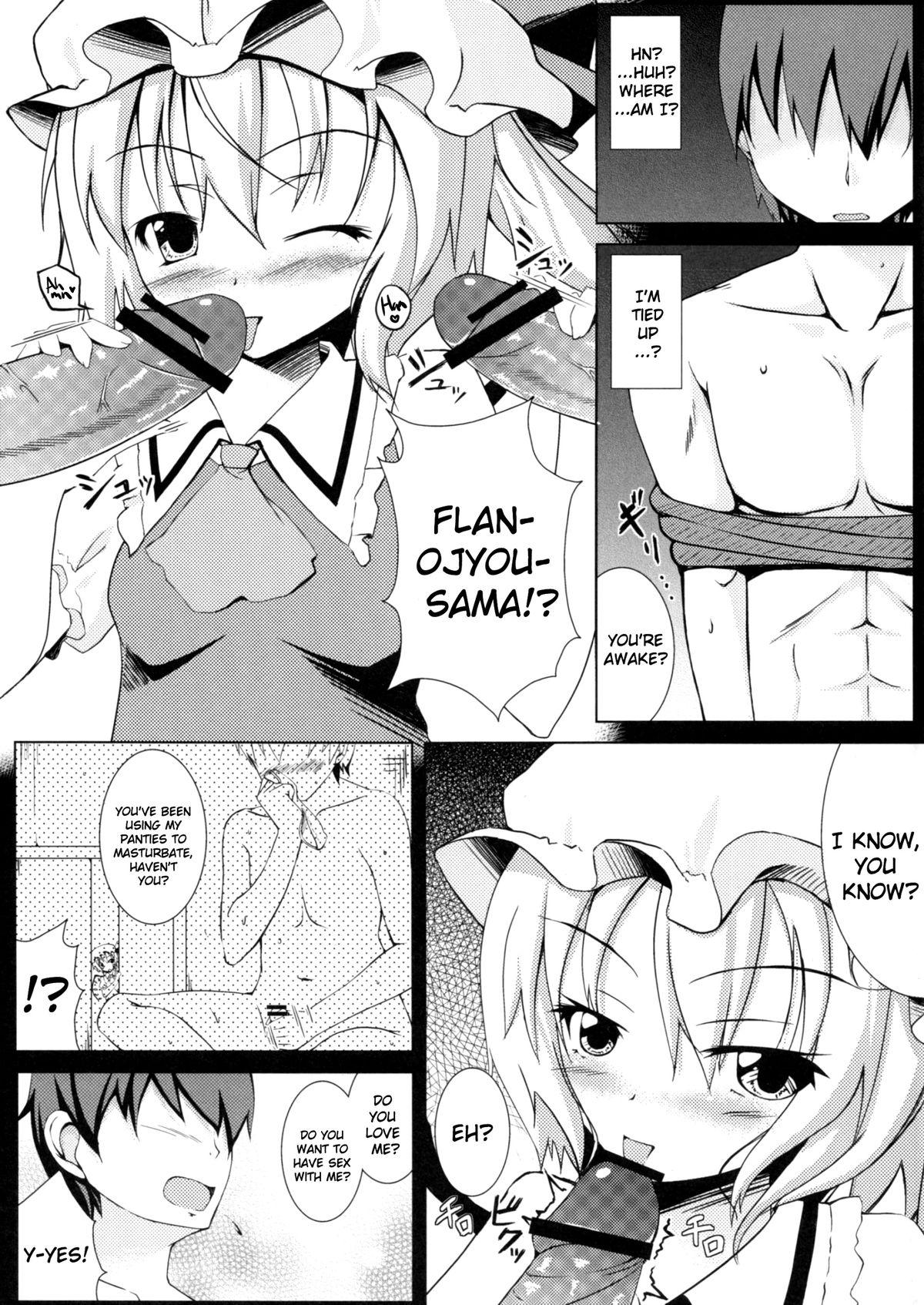 Hotporn NTR Flan-chan - Touhou project Cheating Wife - Page 2