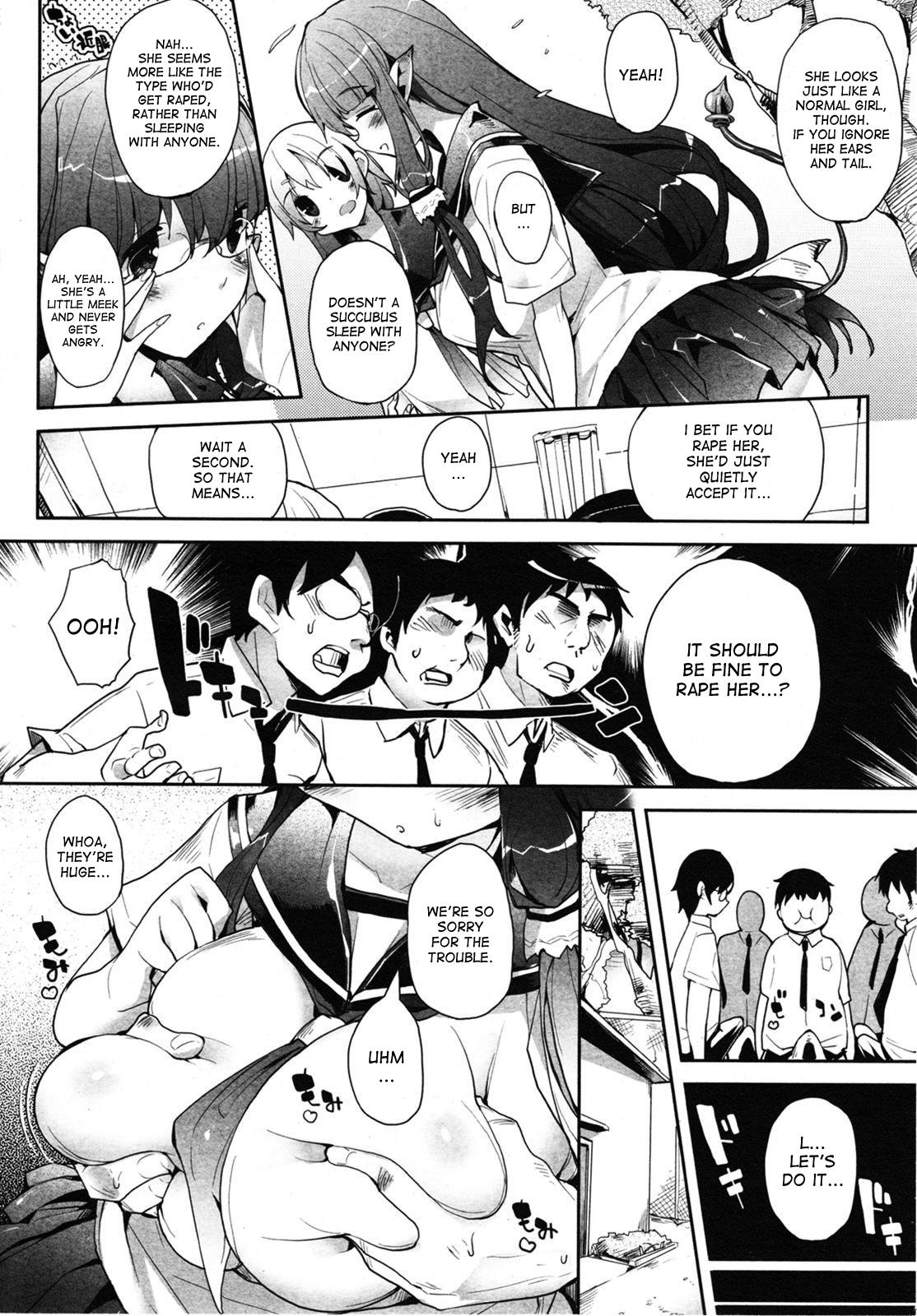 Hugetits [Mutsutake] Sakuma-san Ero Akuma | Sakuma-san, The Lewd Demoness (Comic Unreal 2009-08) [English] [desudesu] Gay Bukkake - Page 2