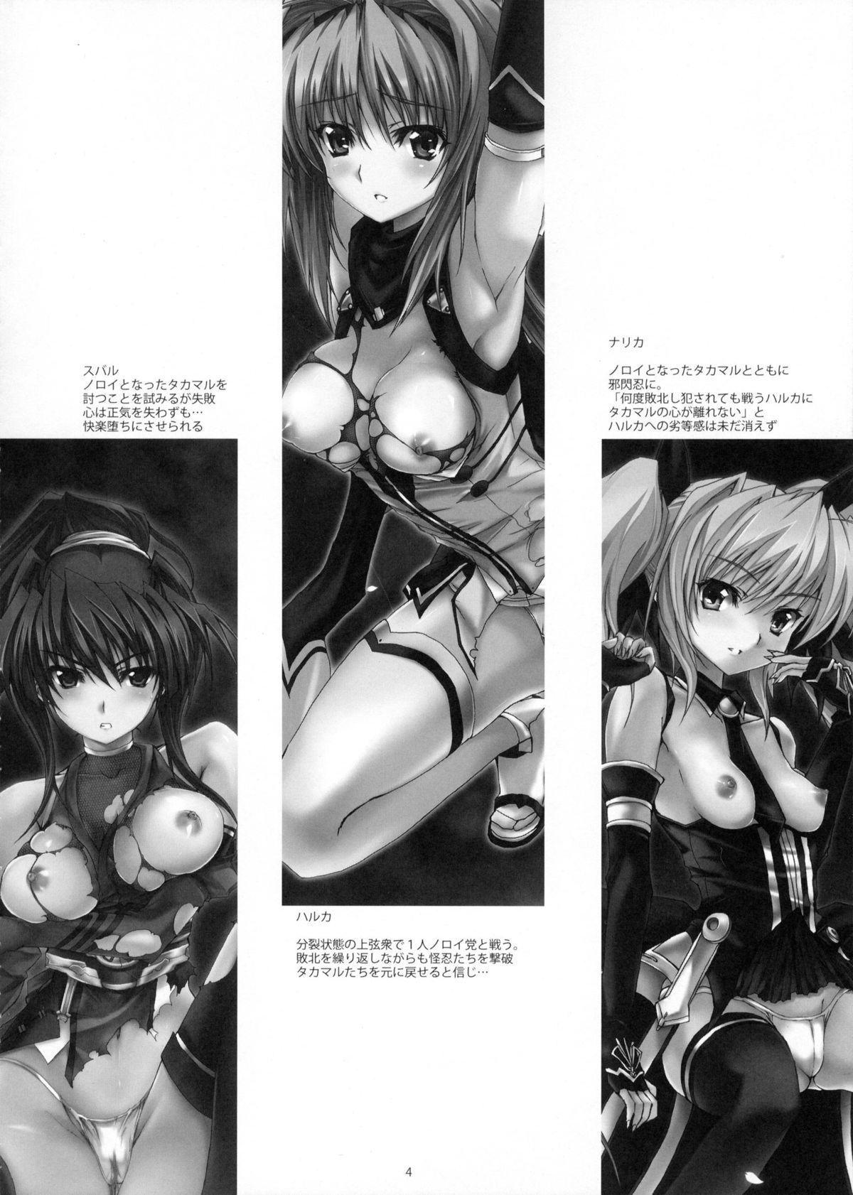 Climax Yami wo Matoishi Homura wa Ono ga Mi wo Boukyaku no Gokuen e - Beat blades haruka Women Fucking - Page 3