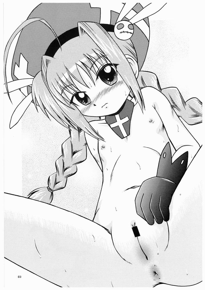 Anime Oshiete! Vita Kyoukan!! 2 - Mahou shoujo lyrical nanoha Masturbate - Page 3