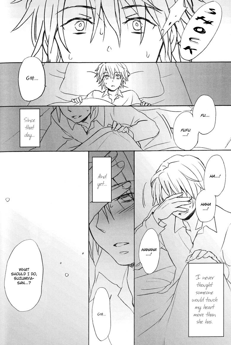 Dando Unable to sleep / Nemurenu mama ni - The melancholy of haruhi suzumiya Hot Teen - Page 9