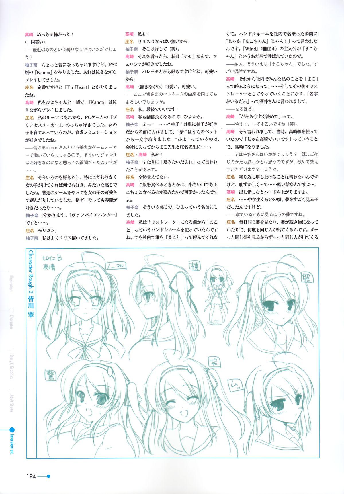 Natsuzora no Perseus Visual Fan Book 167