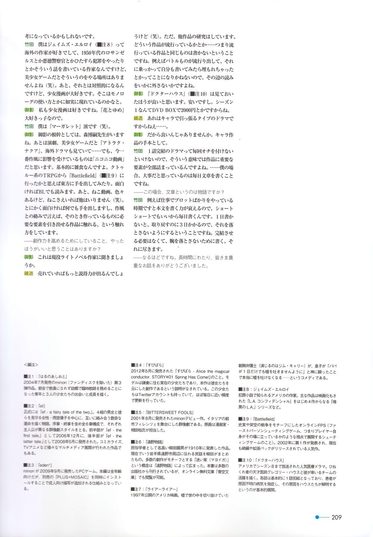 Natsuzora no Perseus Visual Fan Book 182