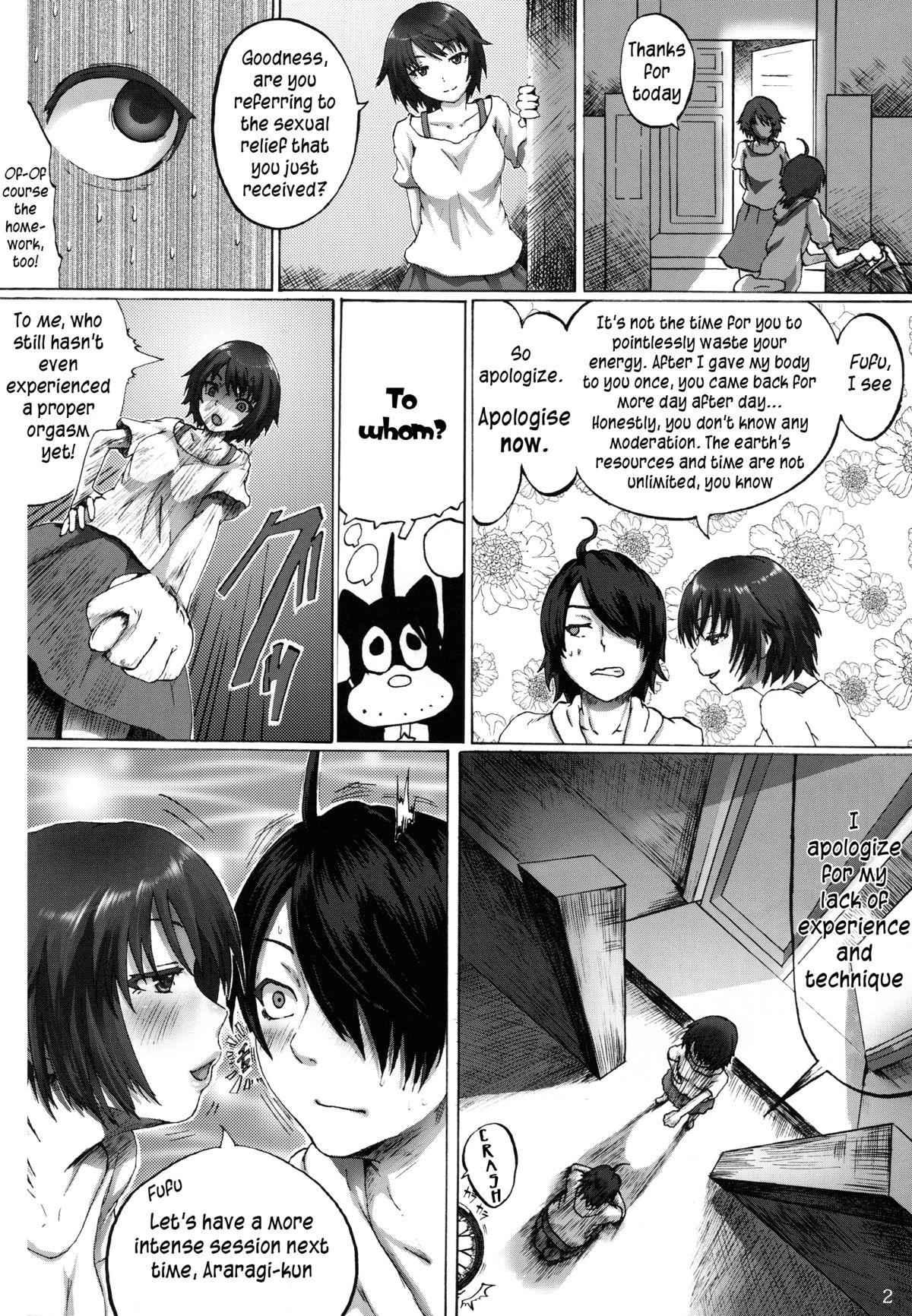 Sexcam Tamakimonogatari - Bakemonogatari Amadora - Page 4