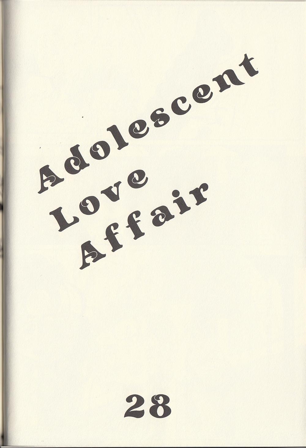 Adolescent Love Affair 9